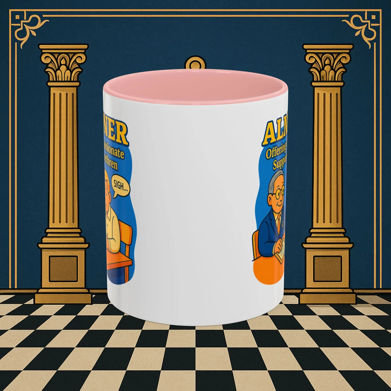 Masonic Mugs - Bureaucratic Empathy - Almoner Printify