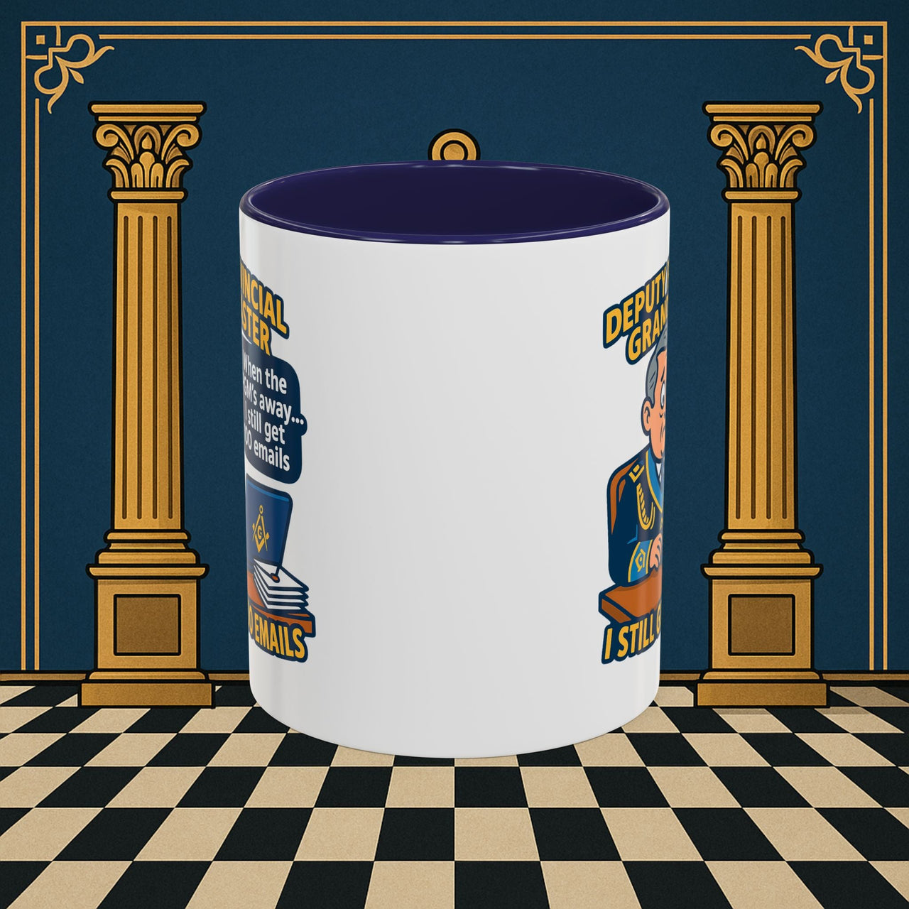 Masonic Mugs - Email Overload - Deputy Provincial Grand Master Printify