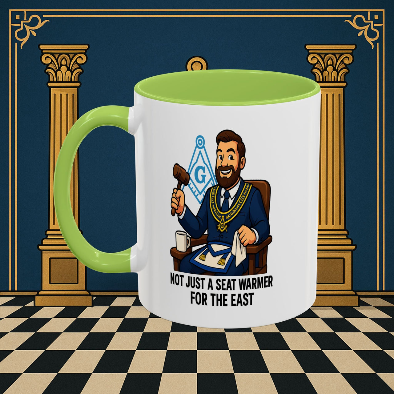 Masonic Mugs - Masonic Majesty - Senior Warden Printify