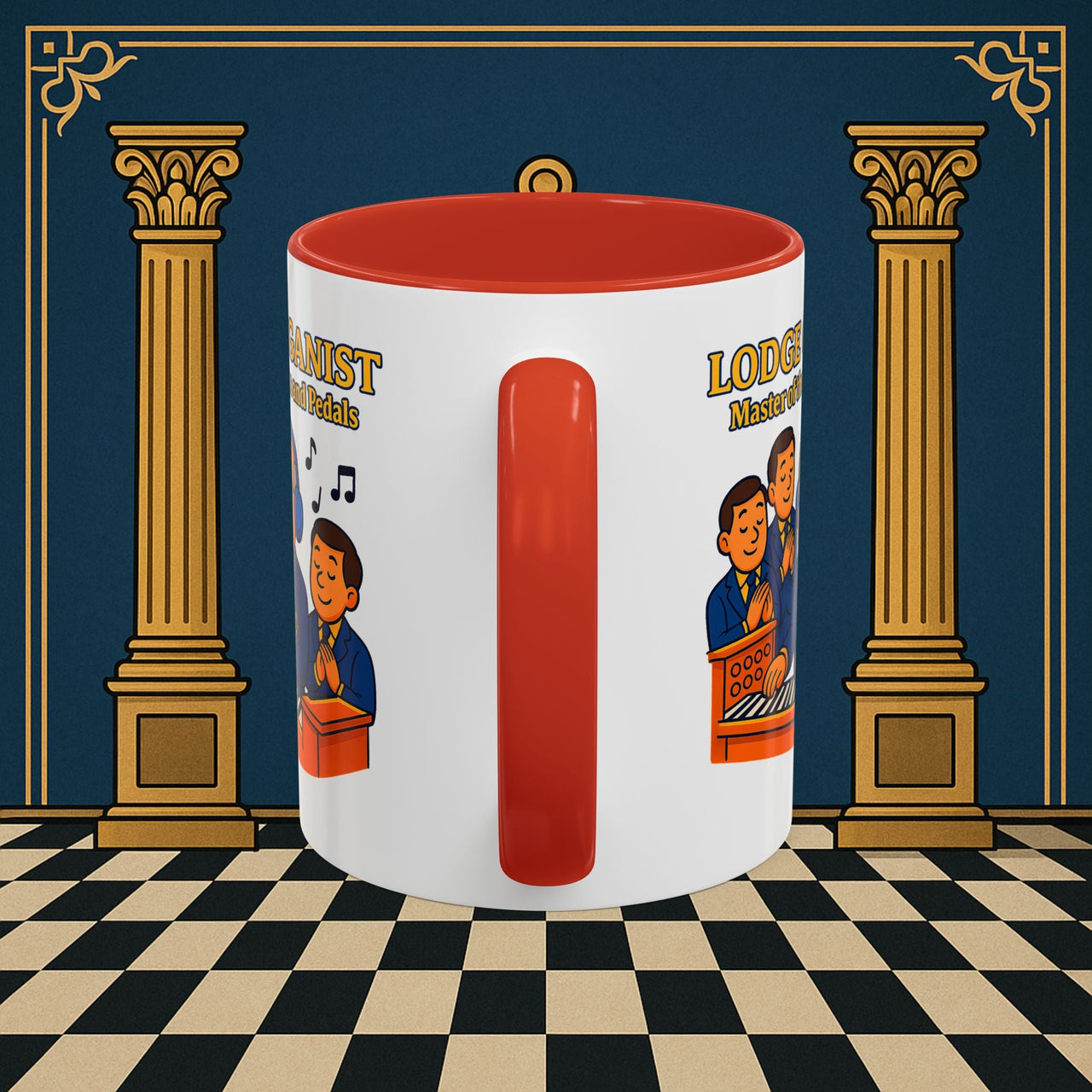 Masonic Mugs - Lodge Maestro - Organist Printify
