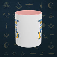 Masonic Mugs Ready to Go – Brother and Dad (Accent Coloured 11oz Mug) Printify