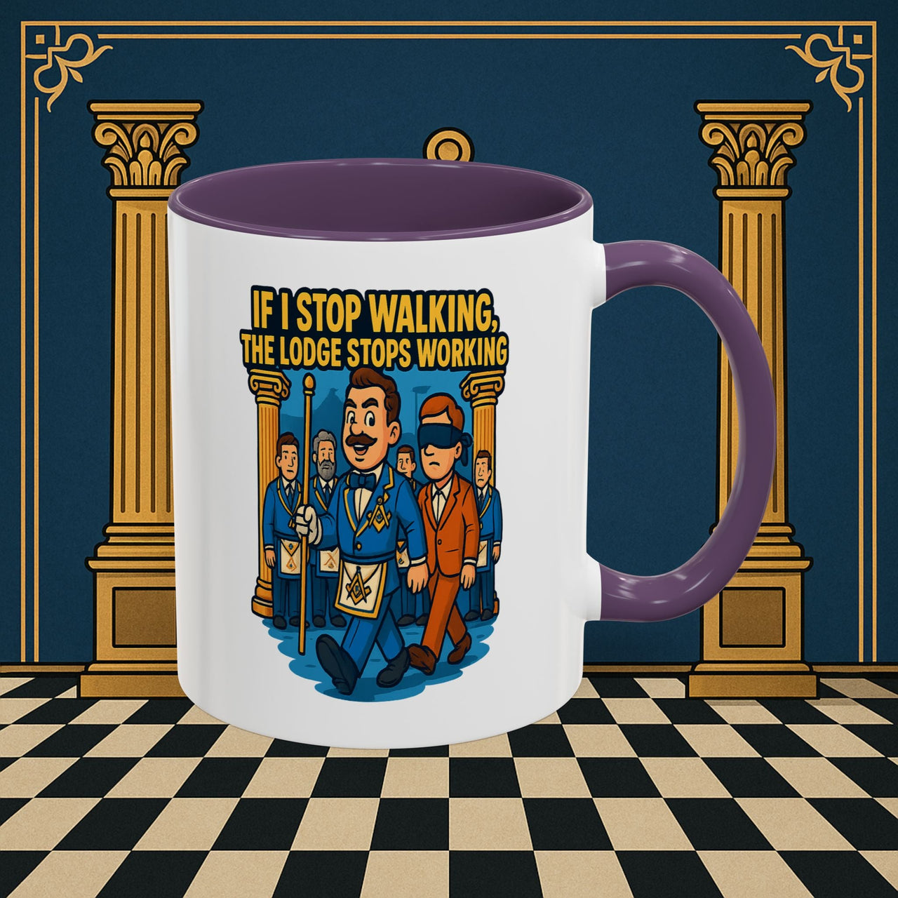 Masonic Mugs - Walking the Masonic Path - Senior Deacon Printify