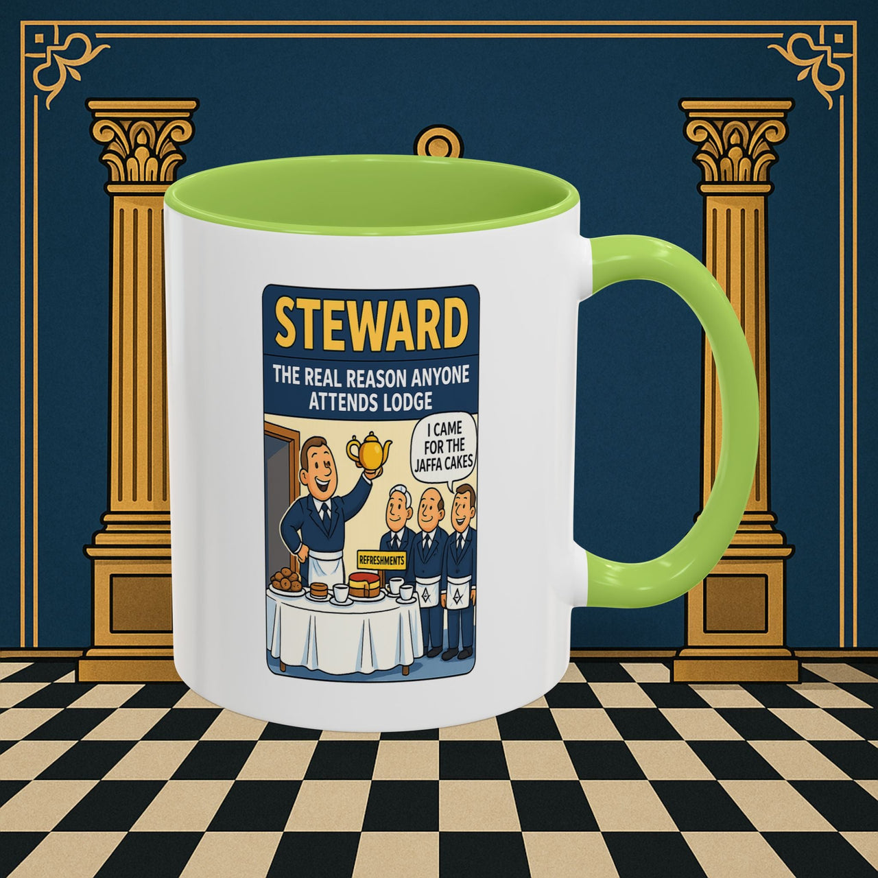 Masonic Mugs - Fraternal Feast - Steward Printify