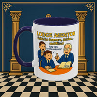Masonic Mugs - Lodge Mentor: Fraternal Ritual Guidance, Lodge Mentor Printify
