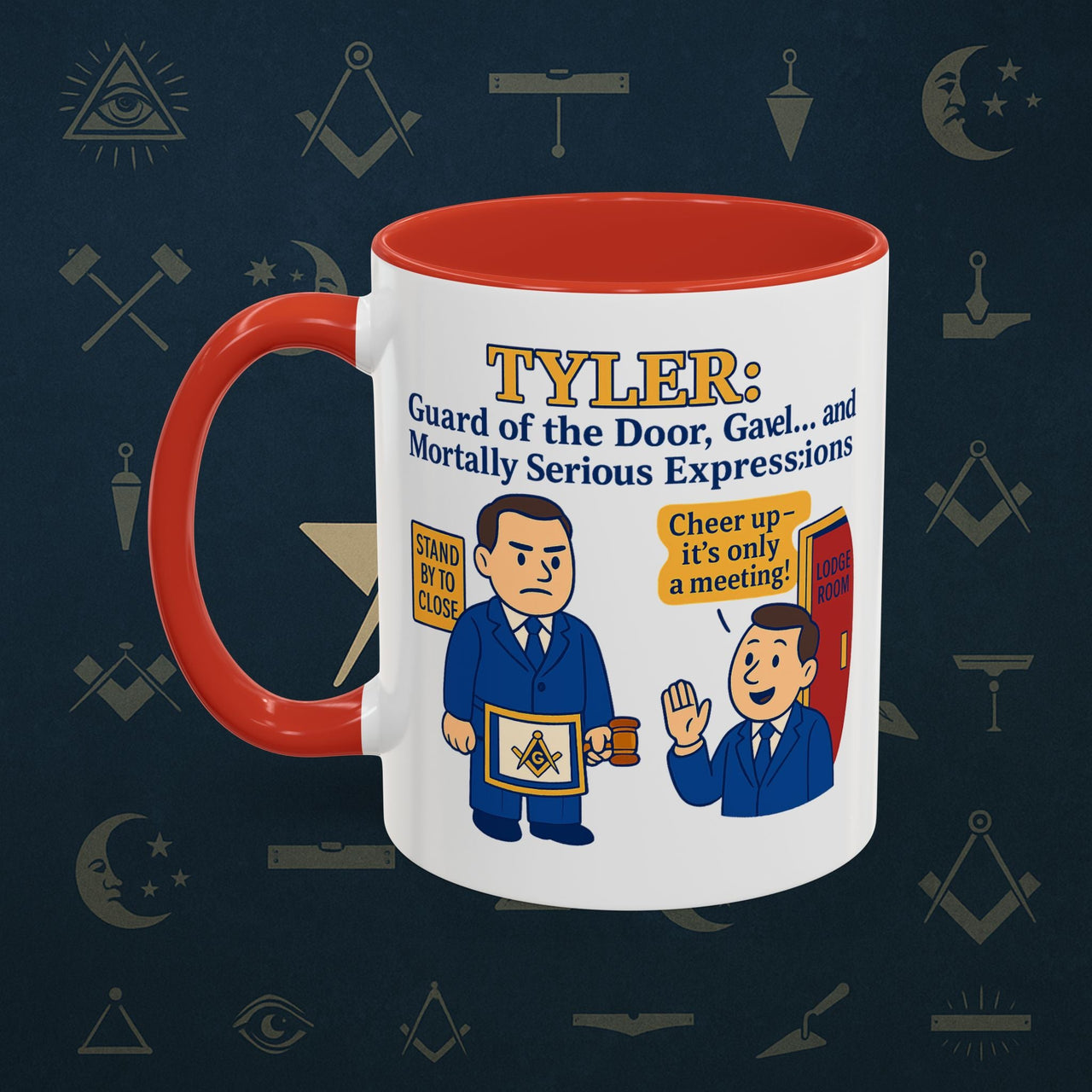 Masonic Mugs - Masonic Mysteries - Tyler Printify