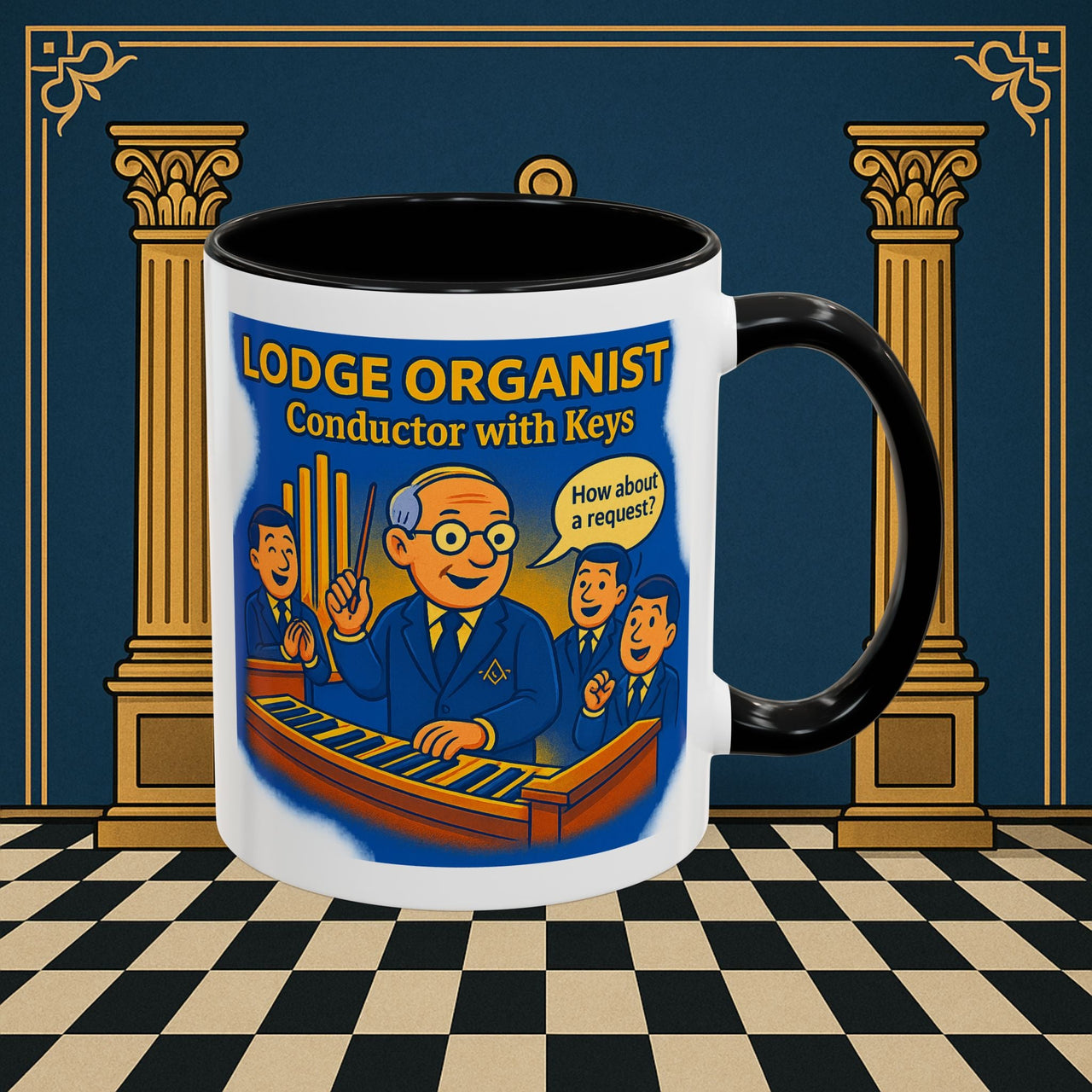 Masonic Mugs - Masonic Melodies - Organist Printify