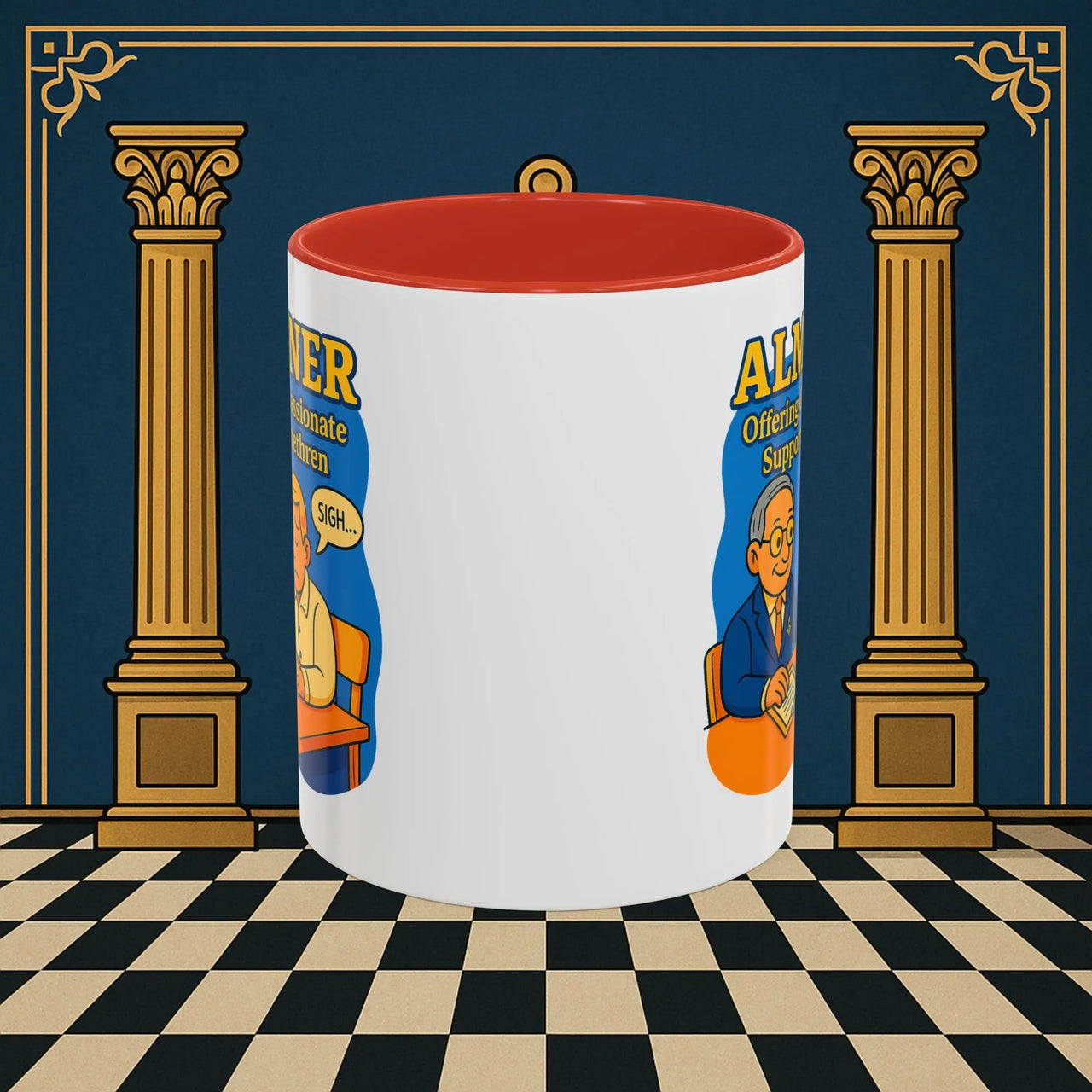 Masonic Mugs - Bureaucratic Empathy - Almoner Printify