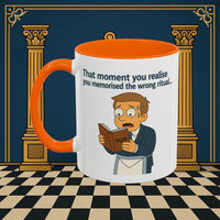 Masonic Mugs Ready to Go – Wrong Ritual (Accent Coloured 11oz Mug) Printify