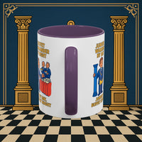 Masonic Mugs - Day/Night Professional: Dual Persona Comic Illustration, Junior Warden Printify