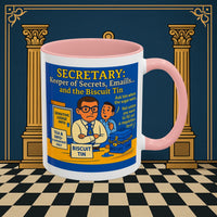 Masonic Mugs - Bureaucratic Biscuit Bouncer - Secretary Printify
