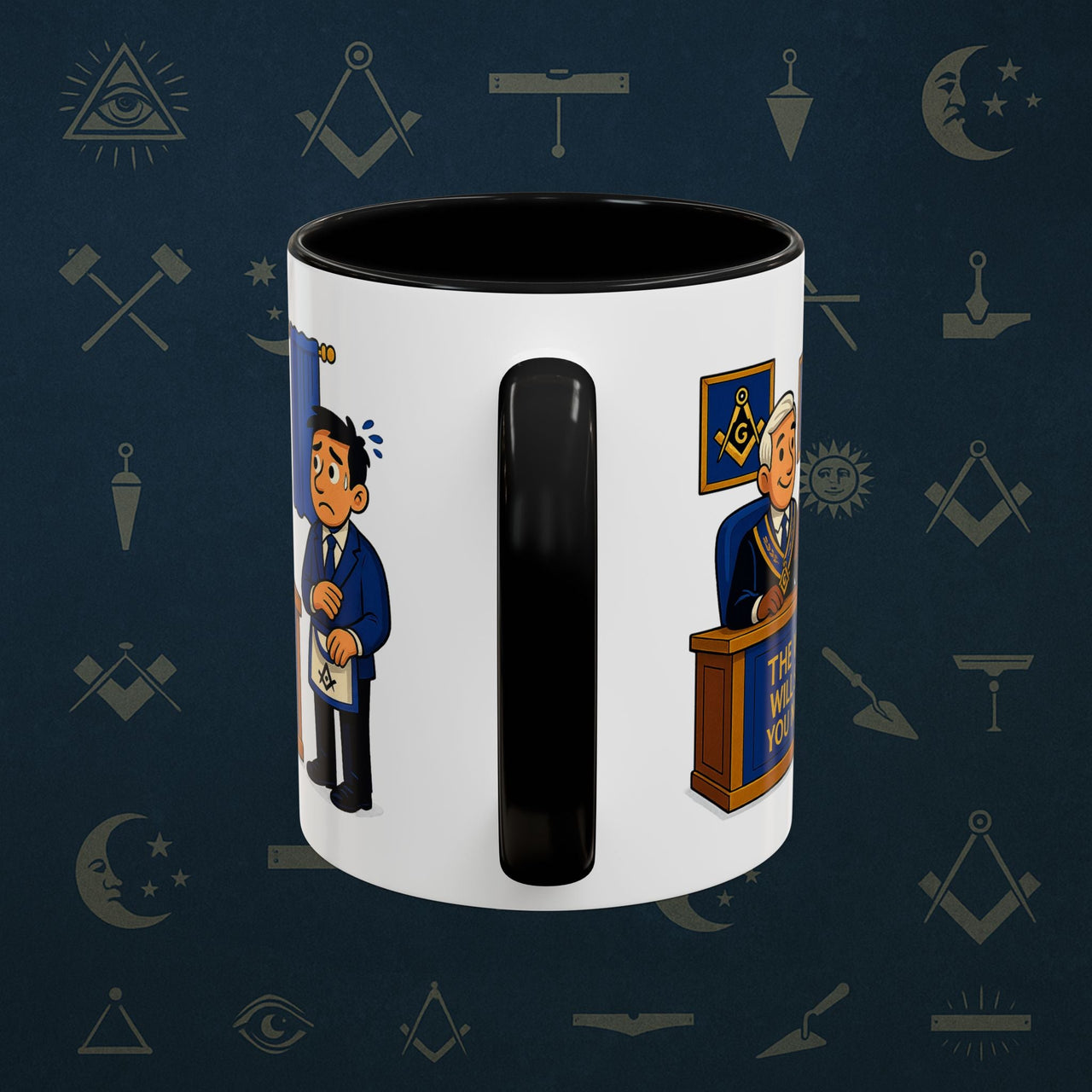 Masonic Mugs - The Masonic Moment - Worshipful Master Printify