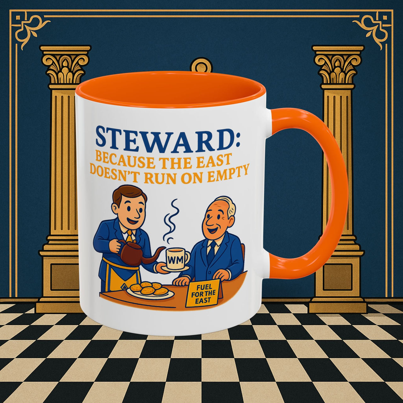Masonic Mugs - Tea and Empires - Steward Printify