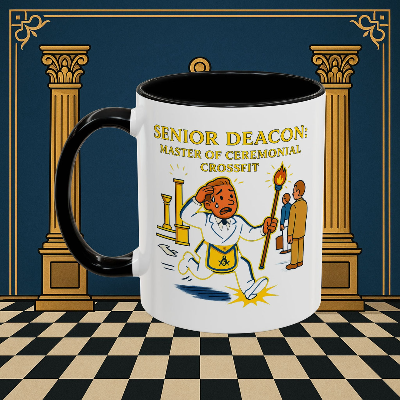 Masonic Mugs - Senior Deacon's CrossFit Challenge - Senior Deacon Printify