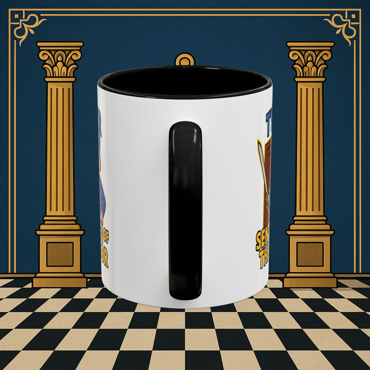Masonic Mugs - Tyler's Watchful Guard - Tyler Printify