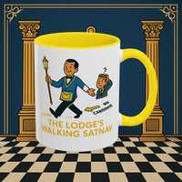 Masonic Mugs - The Lodge's Walking Satnav - Senior Deacon Printify