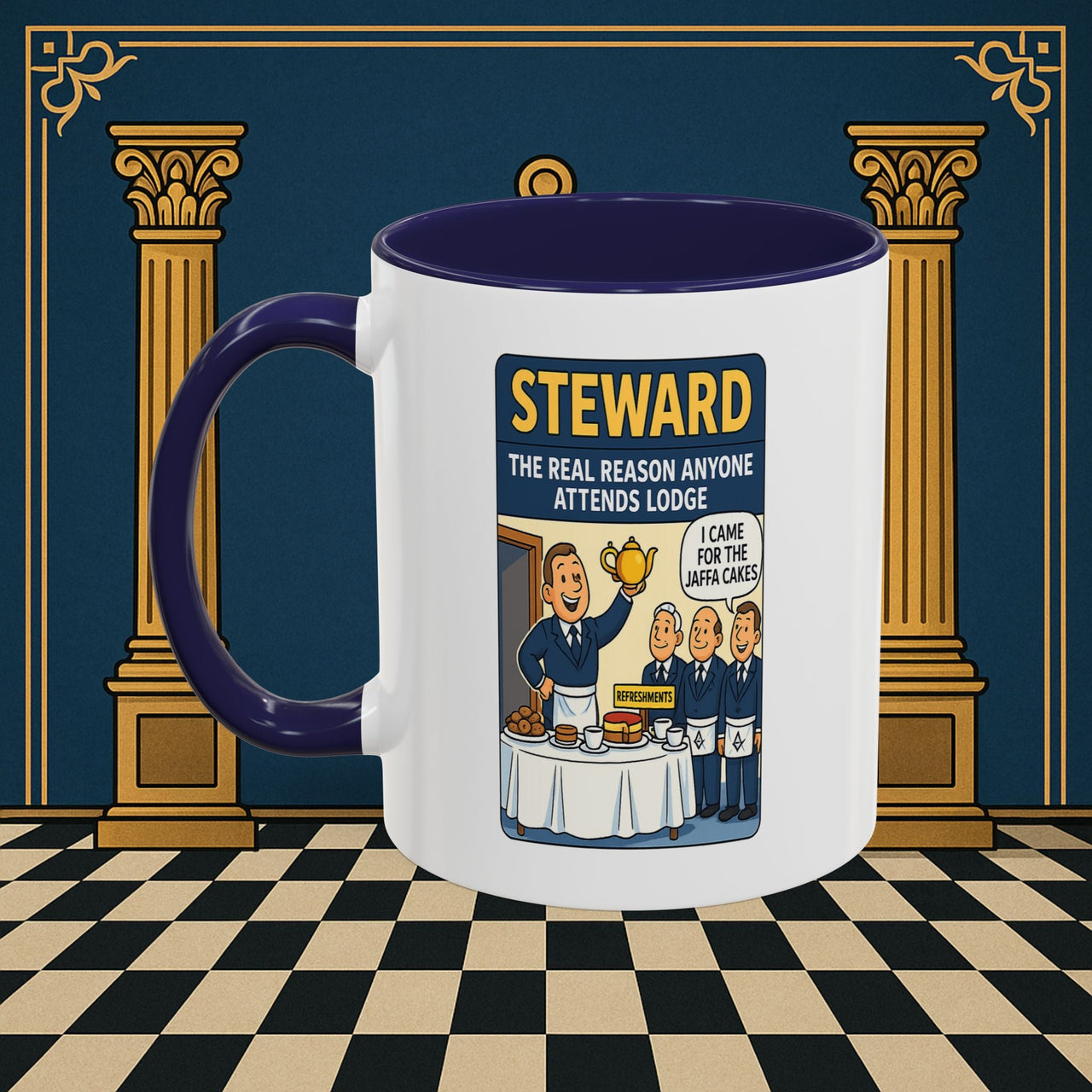 Masonic Mugs - Fraternal Feast - Steward Printify