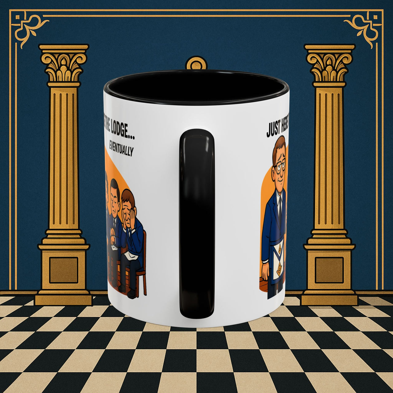 Masonic Mugs - Lodge of Endless Deliberation - Senior Warden Printify