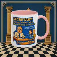 Masonic Mugs - Bureaucratic Bliss - Secretary Printify
