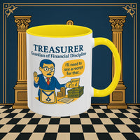 Masonic Mugs - Treasurer's Tally - Treasurer Printify