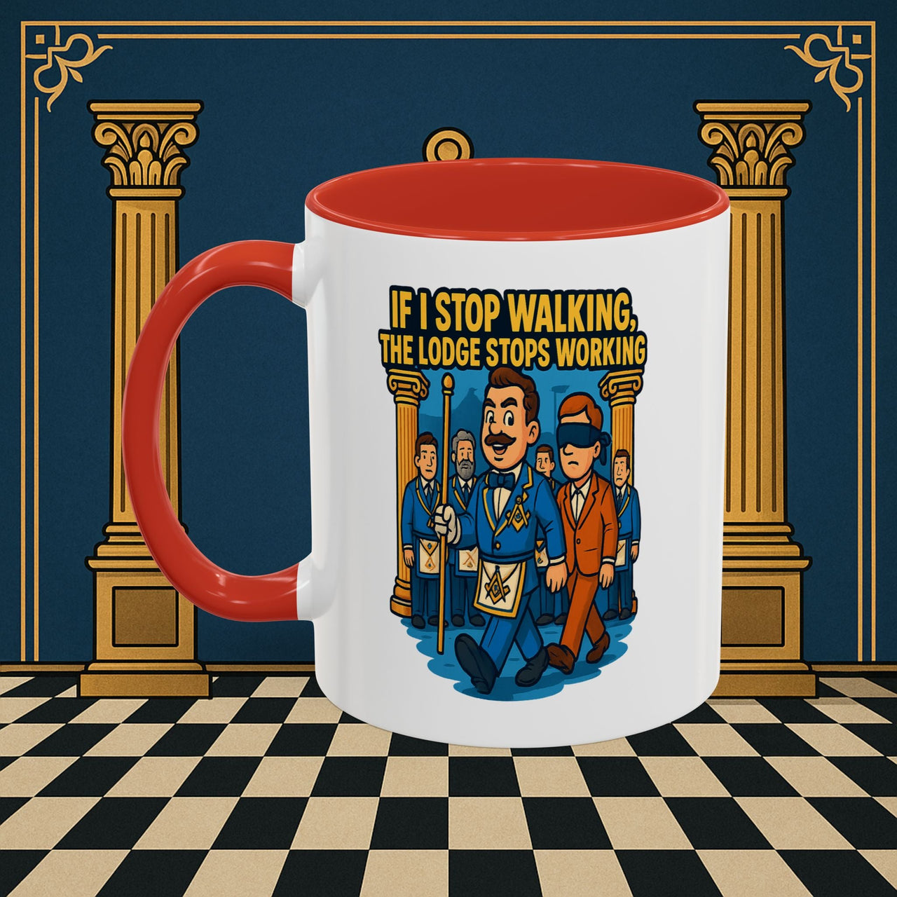 Masonic Mugs - Walking the Masonic Path - Senior Deacon Printify