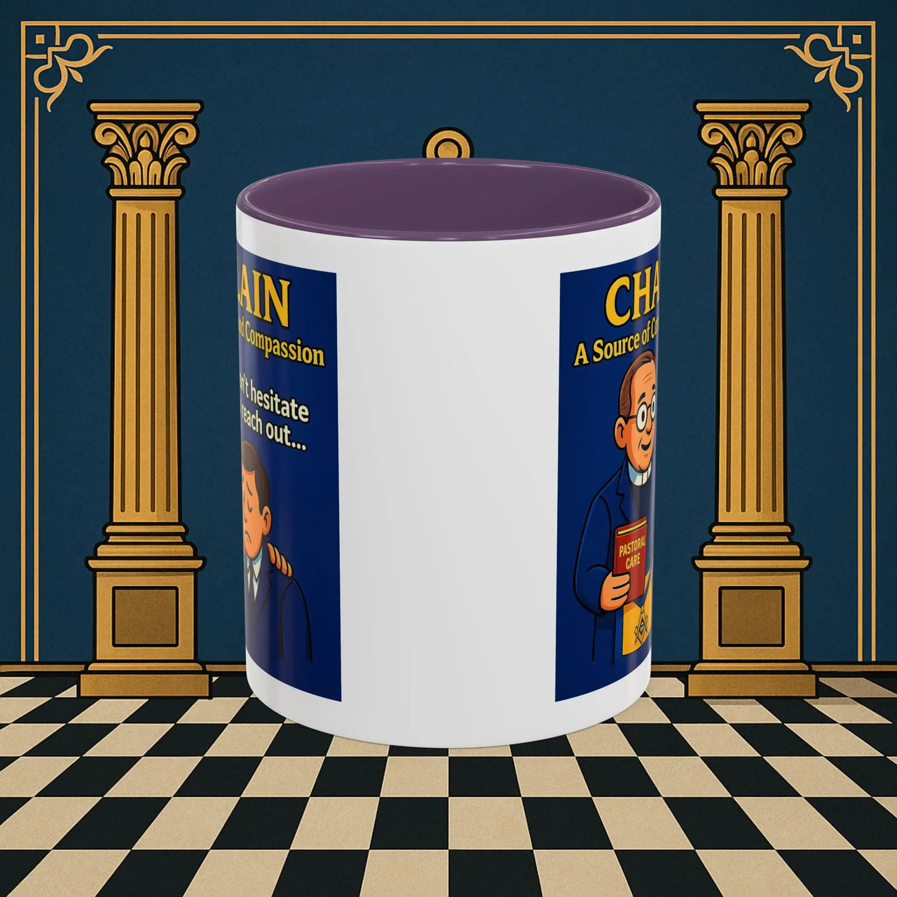 Masonic Mugs - Healing Hearts - Chaplain Printify