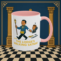 Masonic Mugs - The Lodge's Walking Satnav - Senior Deacon Printify