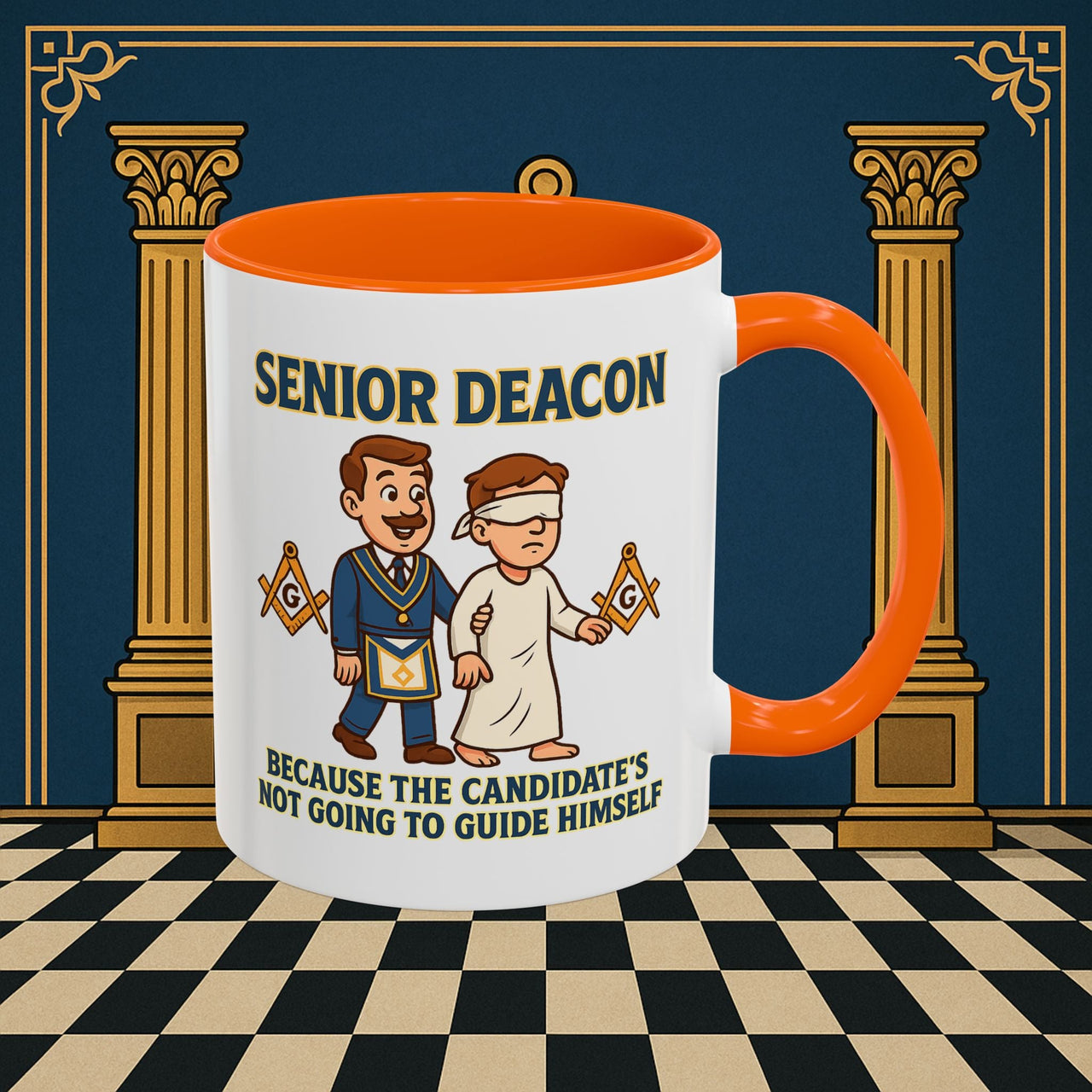 Masonic Mugs - Guiding Light - Senior Deacon Printify