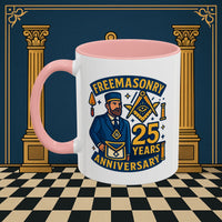 Masonic Mugs - Masonic Legacy - 25 years anniversary Printify