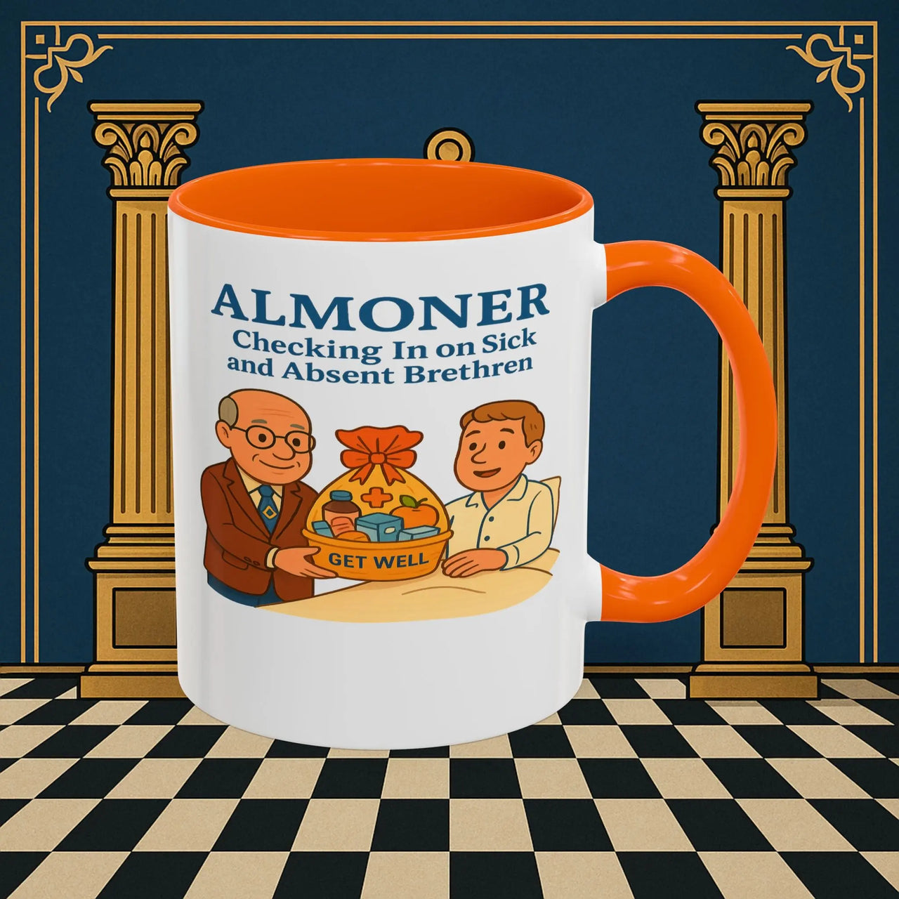 Masonic Mugs - Compassion Basket - Almoner Printify