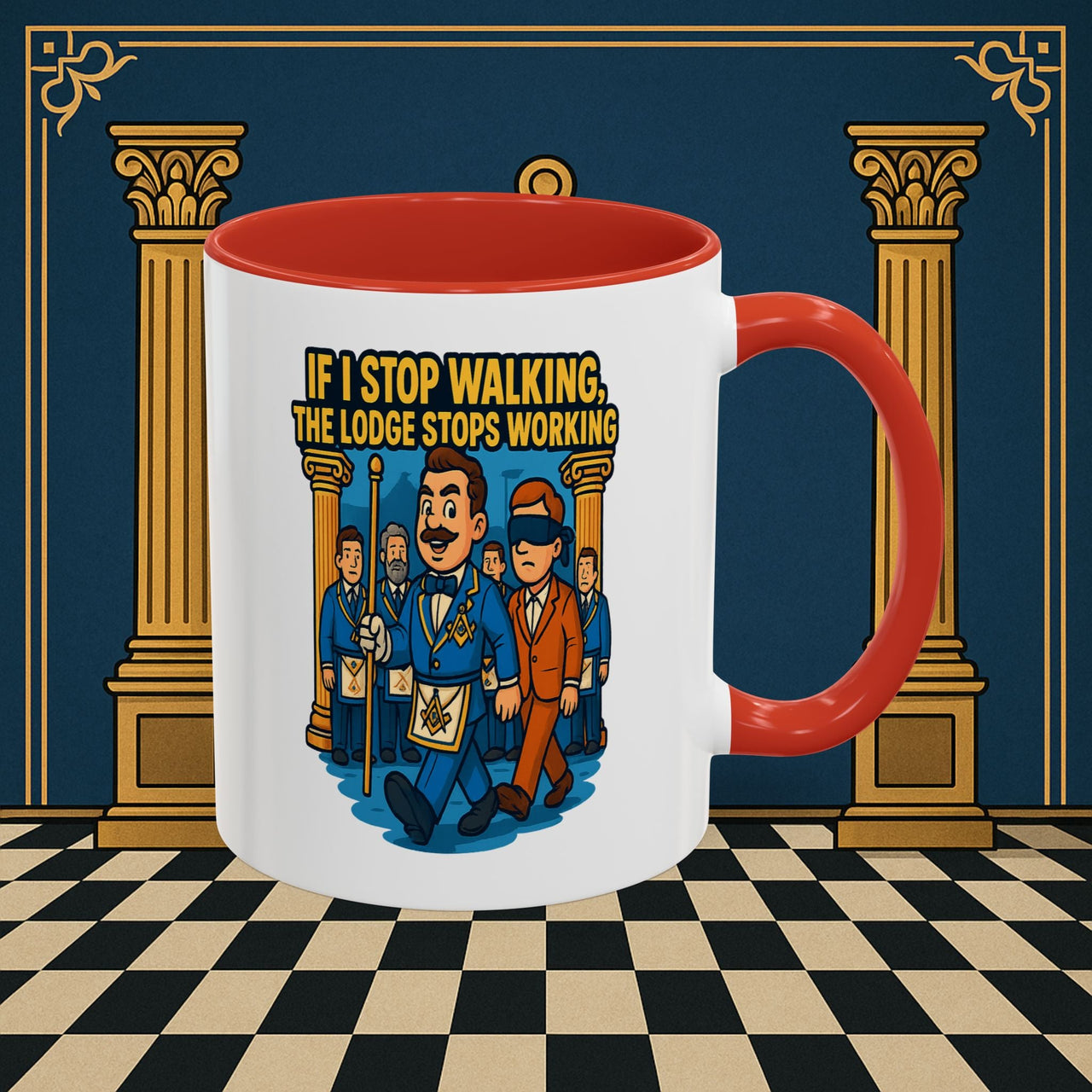 Masonic Mugs - Walking the Masonic Path - Senior Deacon Printify