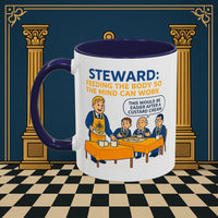 Masonic Mugs - Refreshment of Reason - Steward Printify