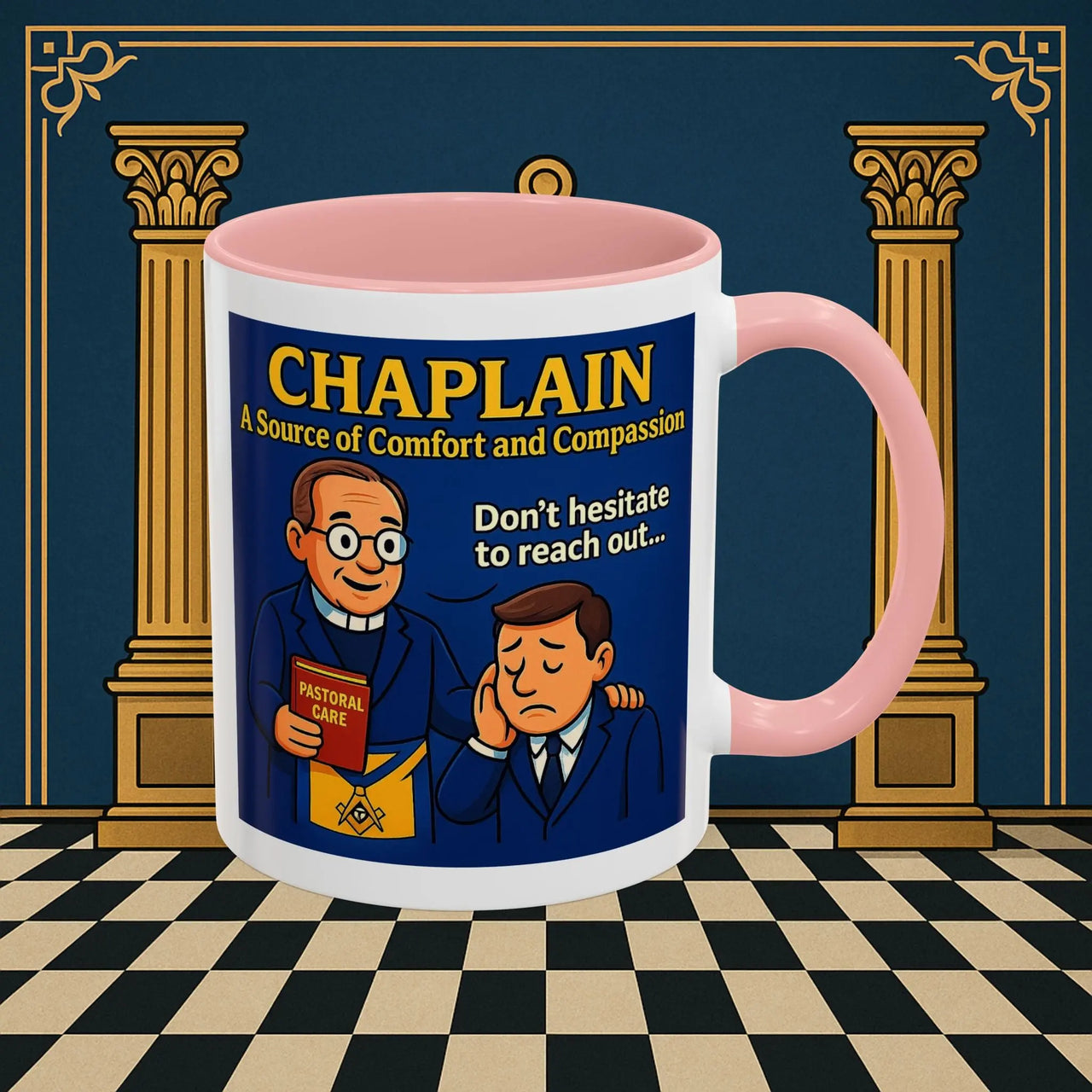 Masonic Mugs - Healing Hearts - Chaplain Printify