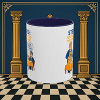 Masonic Mugs - Refreshment of Reason - Steward Printify