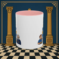 Masonic Mugs Ready to Go – Eat Sleep Lodge Repeat (Accent Coloured 11oz Mug) Printify