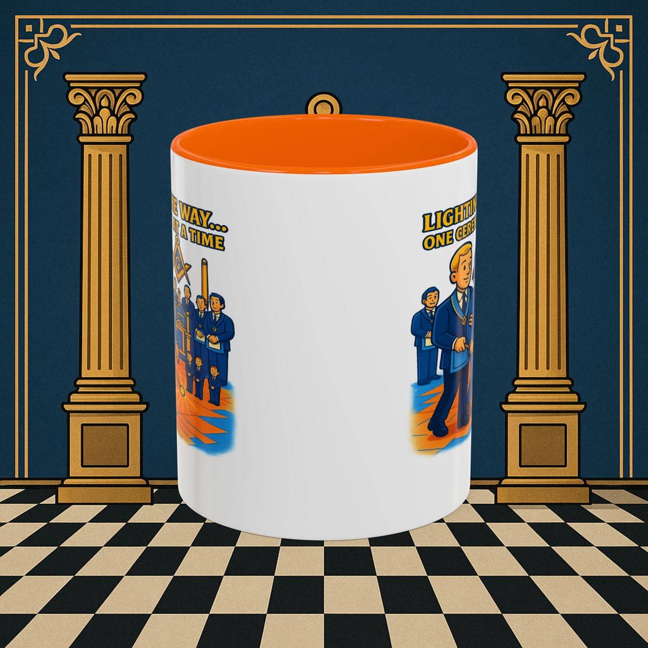 Masonic Mugs - Illuminated Brotherhood - Senior Deacon Printify