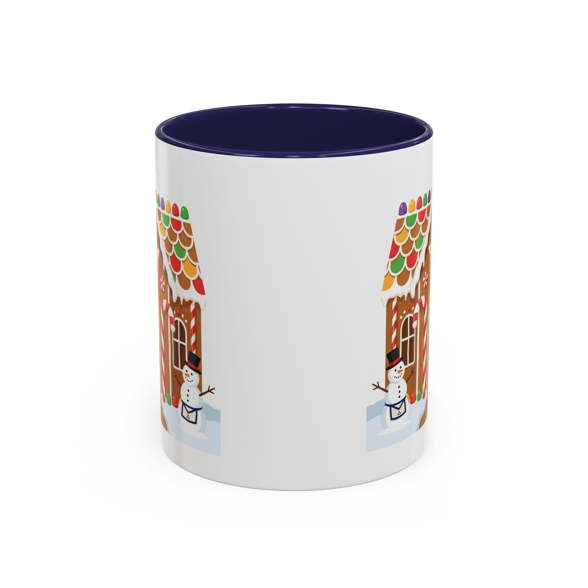 Masonic Gingerbread House — Festive Freemason Holiday Ugly Sweater Design Printify