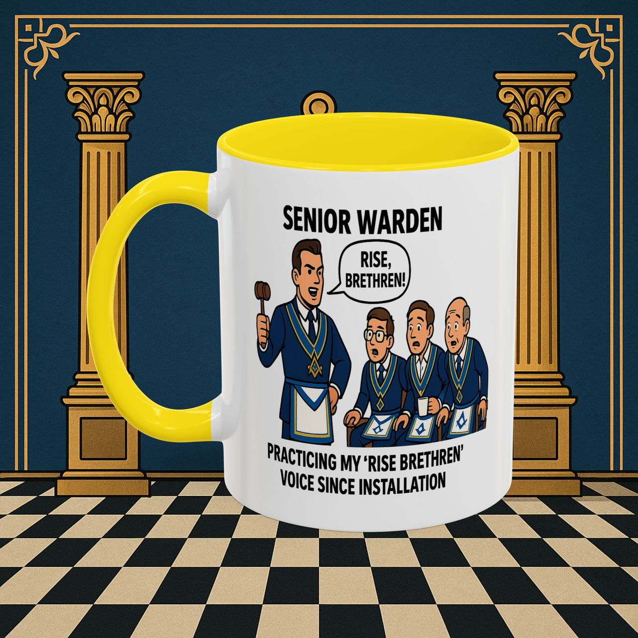 Masonic Mugs - Lodge Leadership - Senior Warden Printify