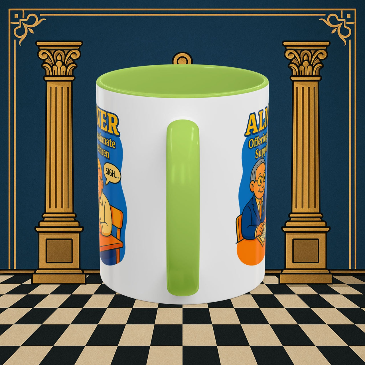 Masonic Mugs - Bureaucratic Empathy - Almoner Printify