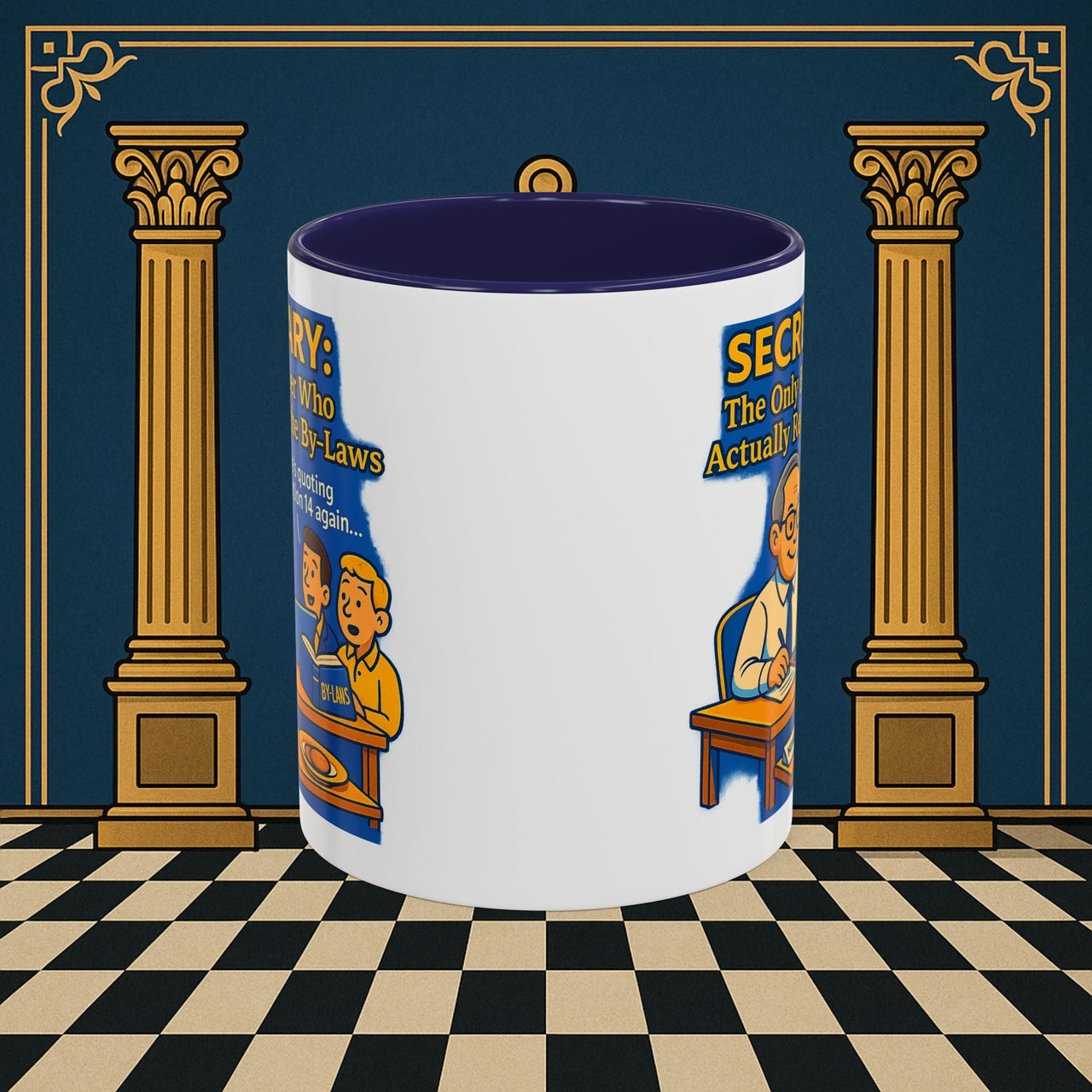 Masonic Mugs - Bureaucratic Bliss - Secretary Printify
