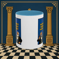 Masonic Mugs Ready to Go – Happy to Meet Again (Accent Coloured 11oz Mug) Printify