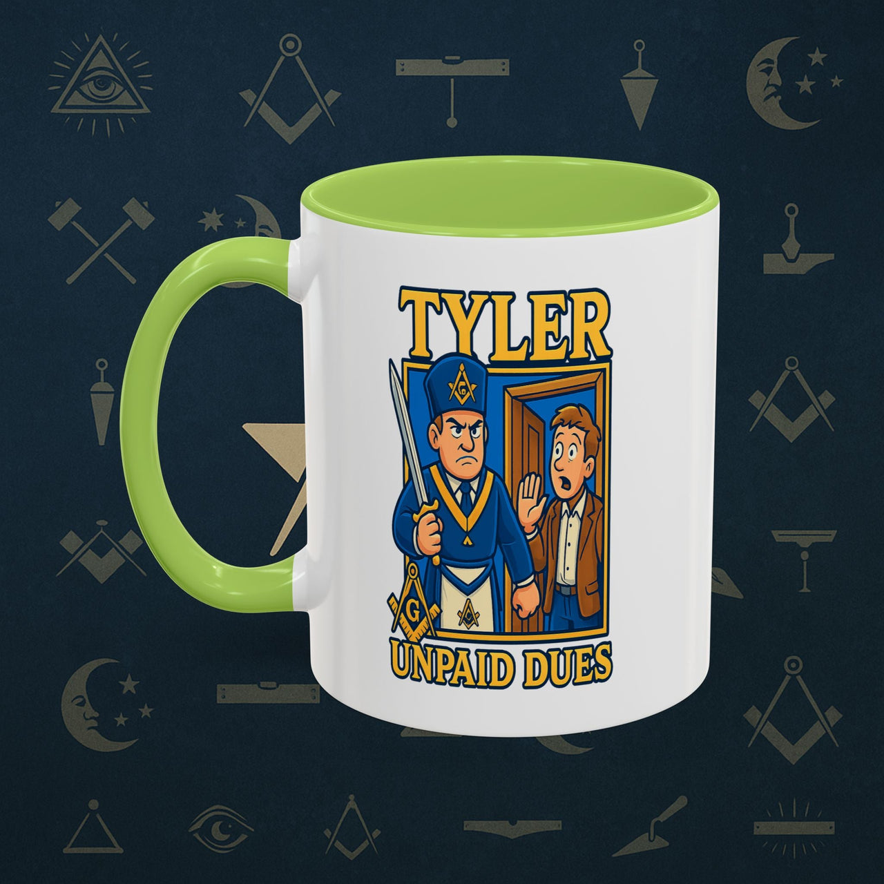 Masonic Mugs - Tyler's Reckoning - Tyler Printify