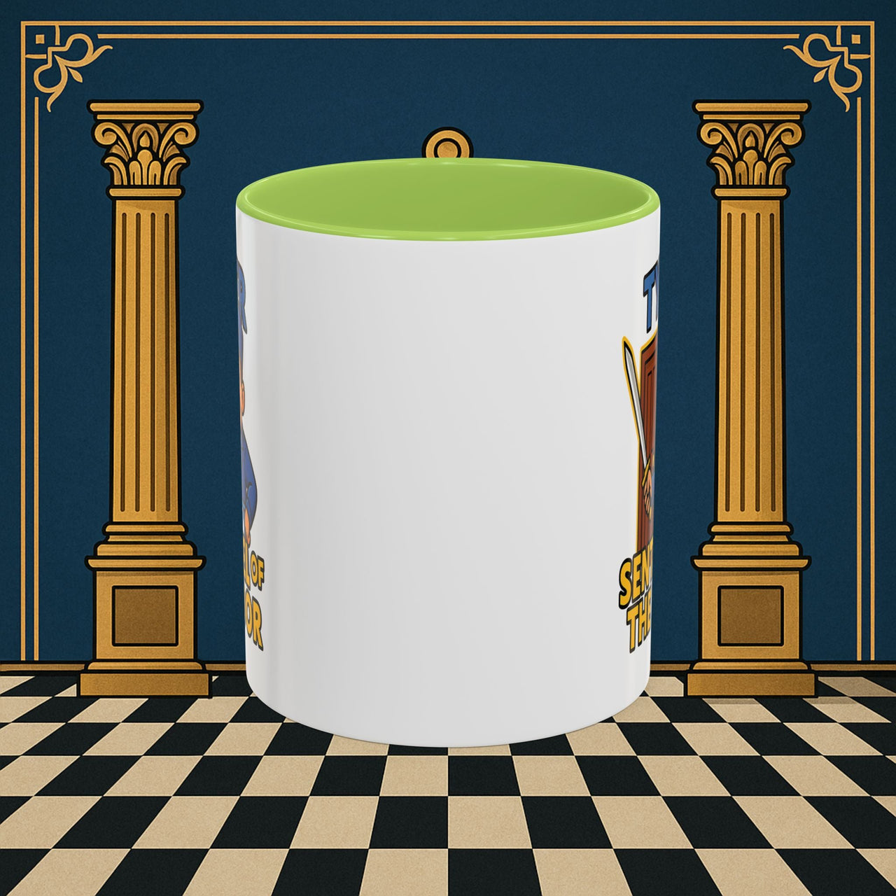 Masonic Mugs - Tyler's Watchful Guard - Tyler Printify