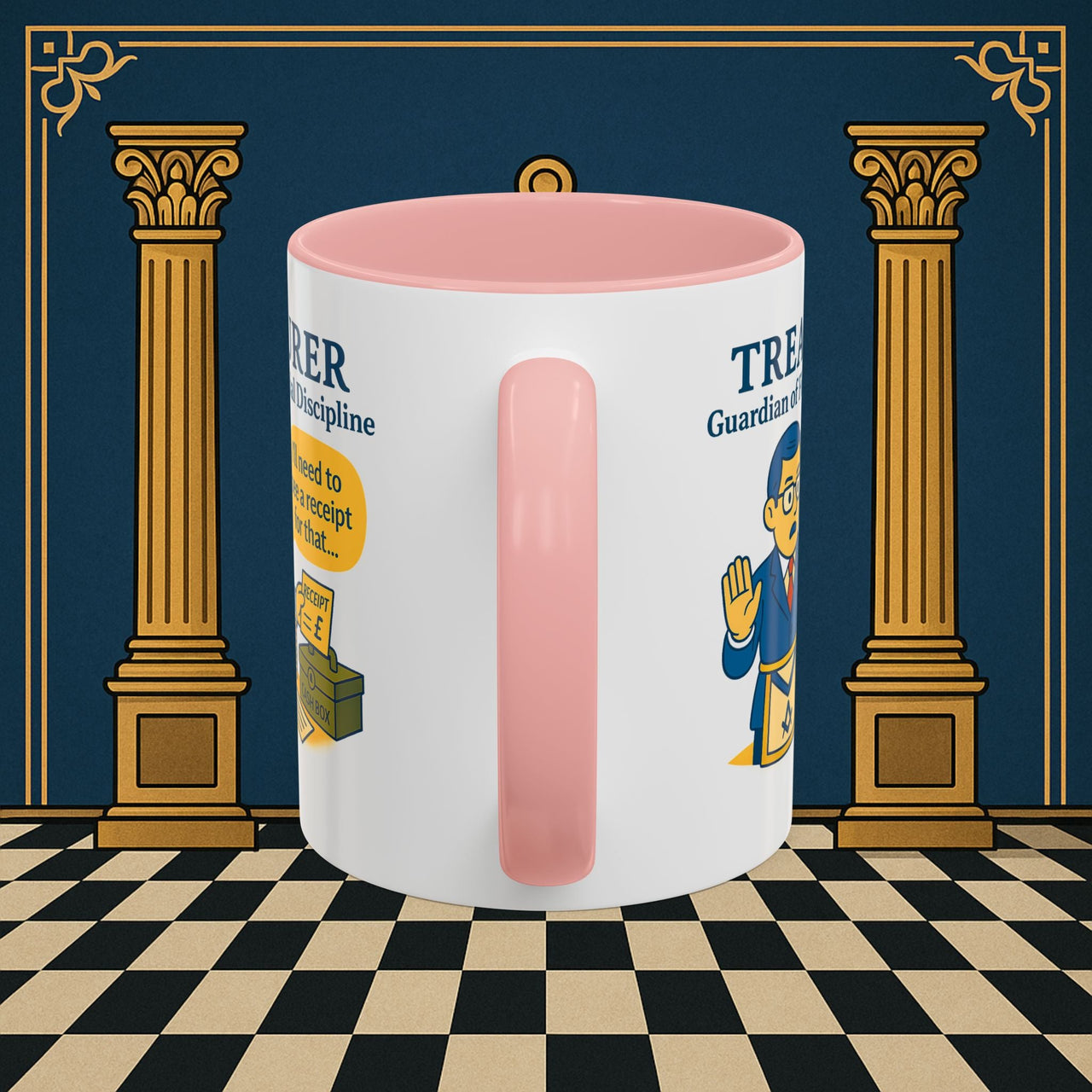 Masonic Mugs - Treasurer's Tally - Treasurer Printify