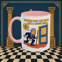 Masonic Mugs - Masonic Anticipation: Lodge Ninja in Waiting, Junior Deacon Printify