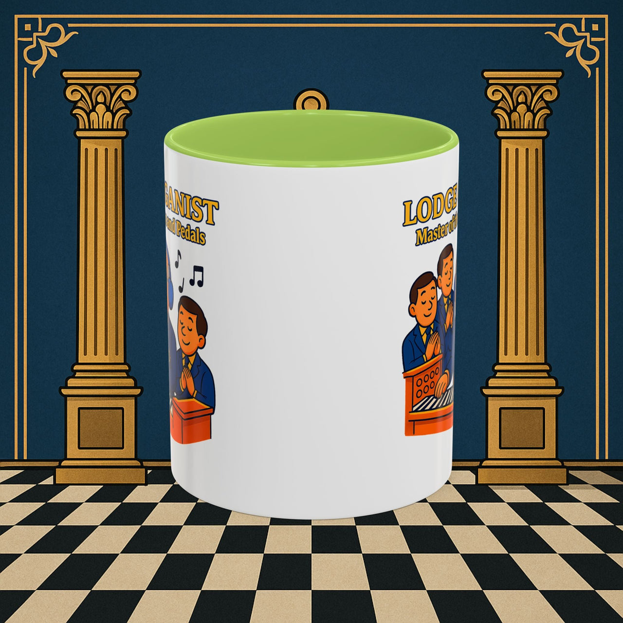 Masonic Mugs - Lodge Maestro - Organist Printify