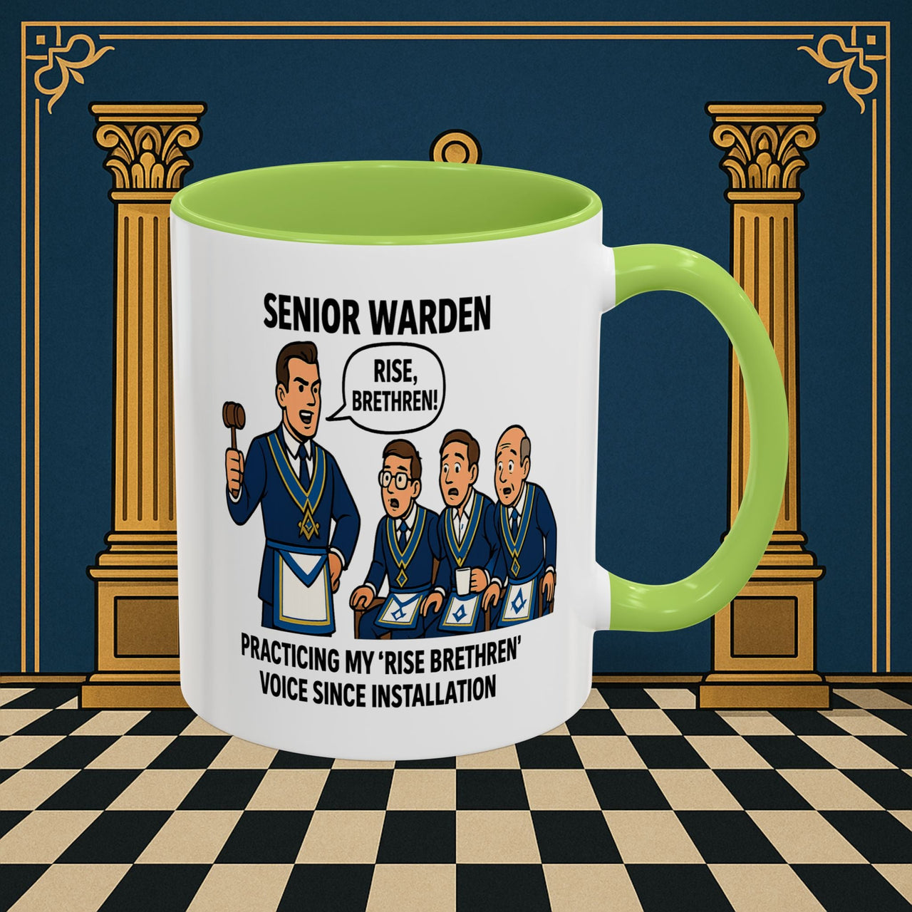 Masonic Mugs - Lodge Leadership - Senior Warden Printify