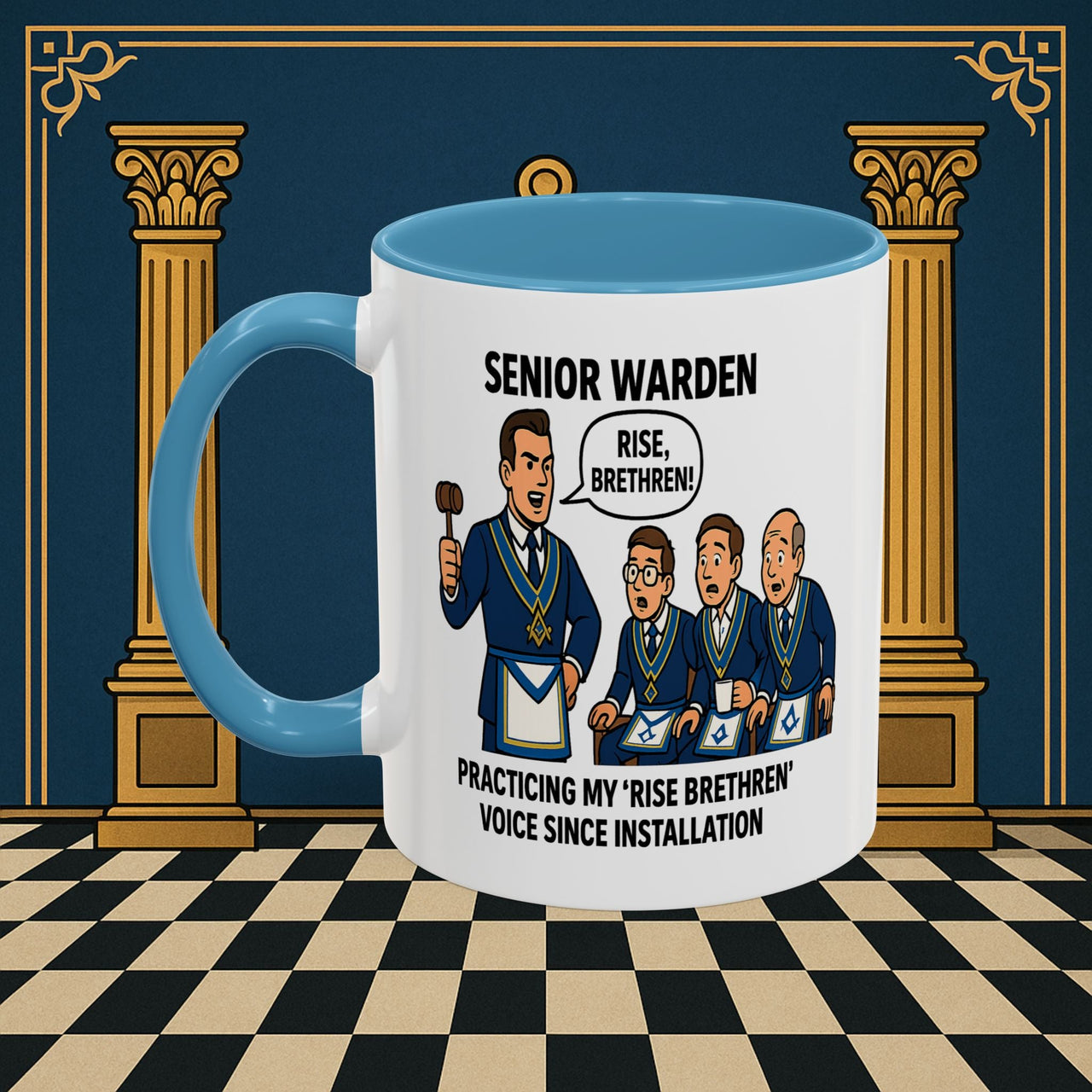 Masonic Mugs - Lodge Leadership - Senior Warden Printify