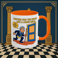 Masonic Mugs - Masonic Anticipation: Lodge Ninja in Waiting, Junior Deacon Printify