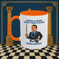 Masonic Mugs - Sword of Mystery - Provincial Sword Bearer Printify
