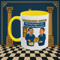 Masonic Mugs - Welcoming New Brothers - Membership Secretary Printify
